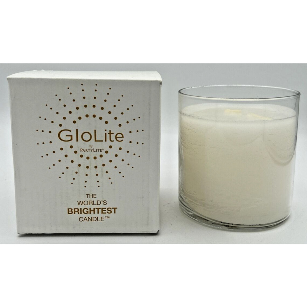 Partylite Glo-Lite Jar Emerald Balsam Candle New in‎ Box P2E/G26B565